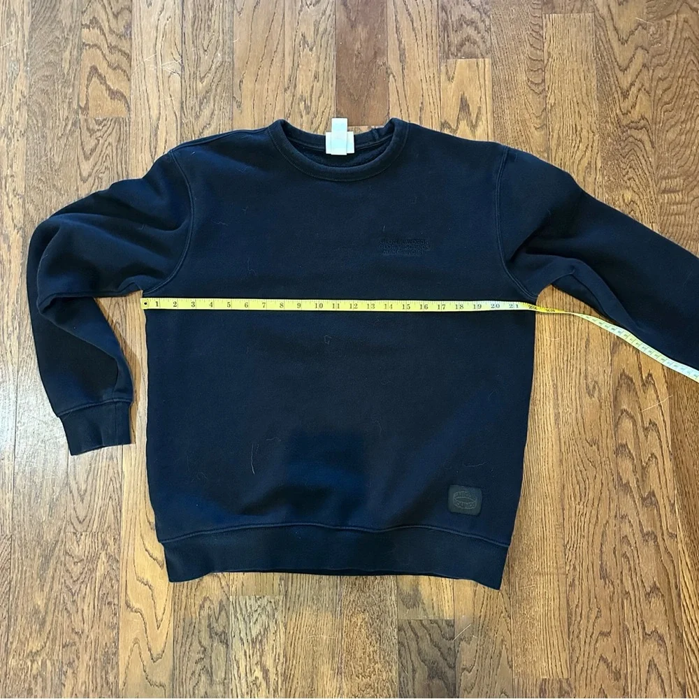 H&M Black Crewneck Sweatshirt Global Sounds size Medium